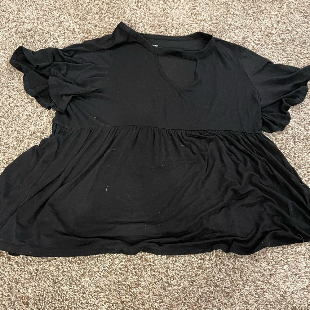 Torrid super soft knit baby doll top sz 3